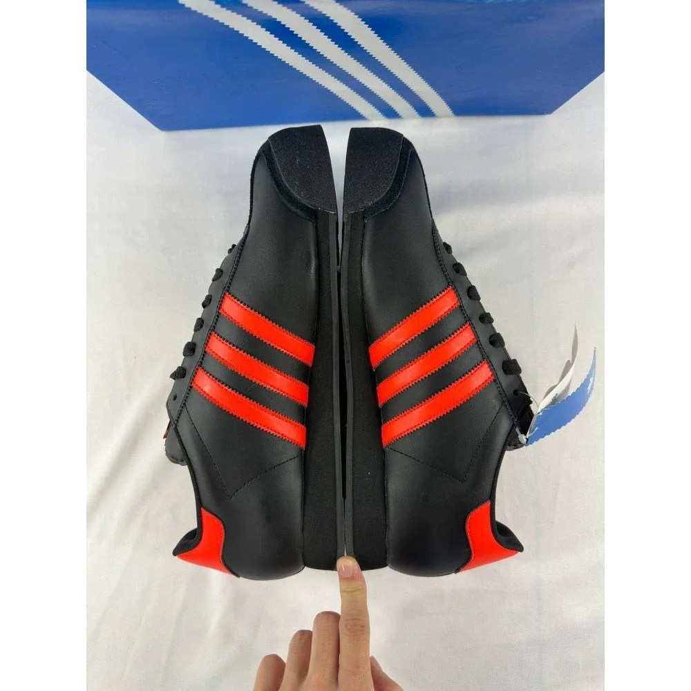 Adidas Samoa Black Red Casual Sneakers 2012 Men's G47438 Size 12